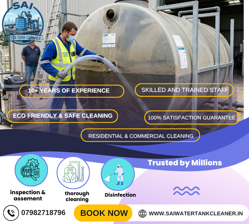 about commercial water tank cleaning